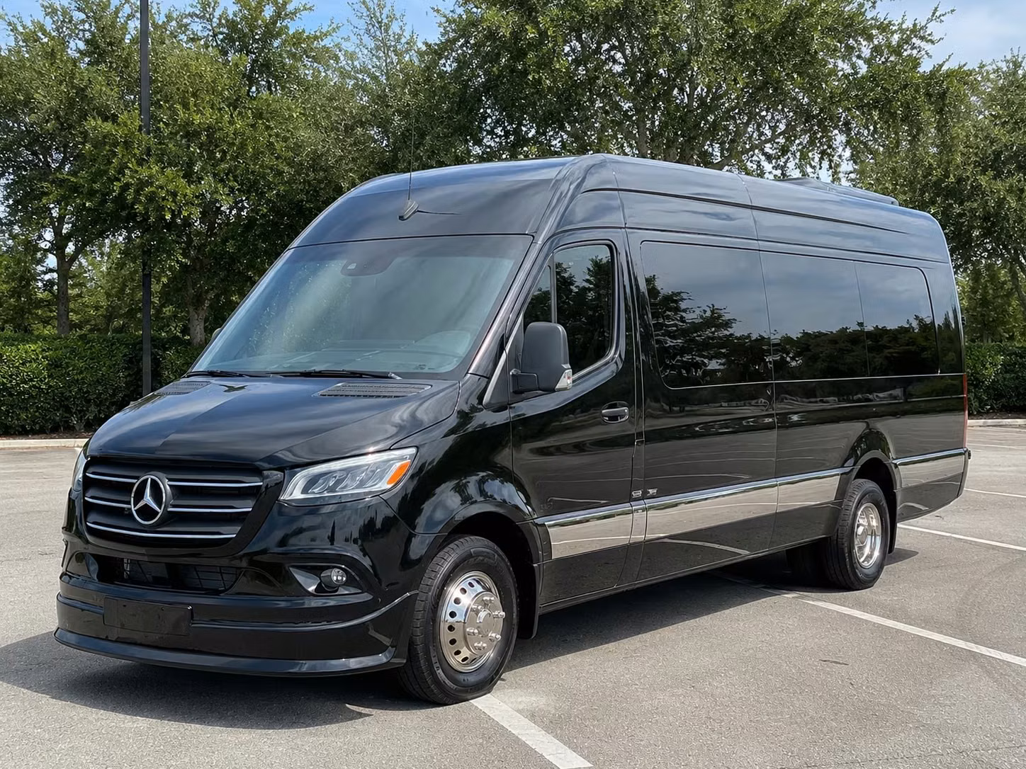 sprinter van with driver